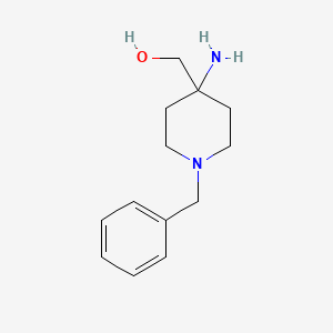 molecular formula C13H20N2O B1289077 (4-Amino-1-benzylpiperidin-4-yl)methanol CAS No. 312928-52-2
