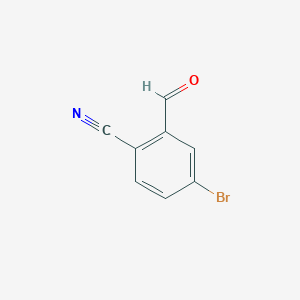 molecular formula C8H4BrNO B1289086 4-Bromo-2-formylbenzonitrile CAS No. 713141-12-9