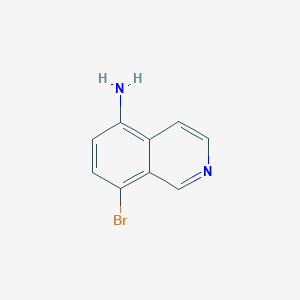 molecular formula C9H7BrN2 B1289091 8-Bromoisoquinolin-5-amine CAS No. 90721-34-9