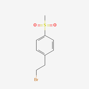 molecular formula C9H11BrO2S B1289096 1-(2-Bromo-ethyl)-4-methanesulfonyl-benzene CAS No. 214614-62-7