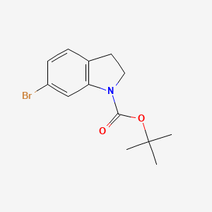 molecular formula C13H16BrNO2 B1289097 tert-Butyl 6-bromoindoline-1-carboxylate CAS No. 214614-97-8