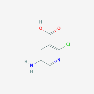 molecular formula C6H5ClN2O2 B1289112 5-氨基-2-氯吡啶-3-羧酸 CAS No. 42959-39-7
