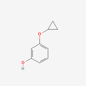 molecular formula C9H10O2 B1289119 3-环丙氧基苯酚 CAS No. 331746-00-0