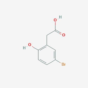 molecular formula C8H7BrO3 B1289130 2-(5-Bromo-2-hydroxyphenyl)acetic acid CAS No. 38692-72-7