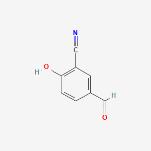 molecular formula C8H5NO2 B1289142 5-甲酰基-2-羟基苯甲腈 CAS No. 73289-79-9