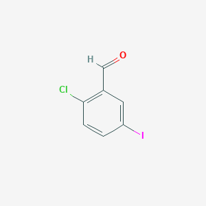 molecular formula C7H4ClIO B1289146 2-Chloro-5-iodobenzaldehyde CAS No. 256925-54-9