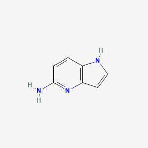 molecular formula C7H7N3 B1289153 1H-pyrrolo[3,2-b]pyridin-5-amine CAS No. 207849-66-9