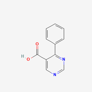 molecular formula C11H8N2O2 B1289159 4-苯基嘧啶-5-羧酸 CAS No. 92084-99-6