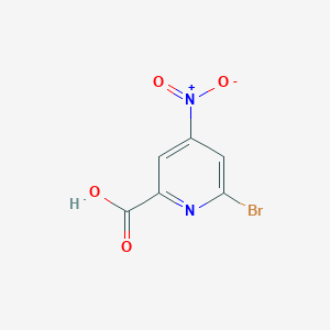 molecular formula C6H3BrN2O4 B1289171 6-Bromo-4-nitropicolinic acid CAS No. 231287-89-1