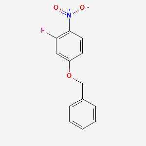 molecular formula C13H10FNO3 B1289178 4-(Benzyloxy)-2-fluoro-1-nitrobenzene CAS No. 221040-07-9