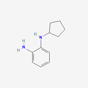 molecular formula C11H16N2 B1289184 N1-Cyclopentylbenzene-1,2-diamine CAS No. 600725-69-7