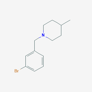 molecular formula C13H18BrN B1289185 1-(3-Bromobenzyl)-4-methylpiperidine CAS No. 891419-08-2