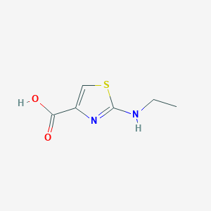 molecular formula C6H8N2O2S B1289188 2-(Ethylamino)-1,3-thiazole-4-carboxylic acid CAS No. 1219828-12-2