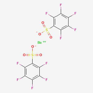 molecular formula C12BaF10O6S2 B1289191 Barium pentafluorobenzenesulfonate CAS No. 71735-31-4