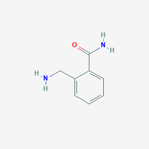 molecular formula C8H10N2O B1289193 2-(Aminomethyl)benzamide CAS No. 63056-17-7