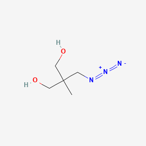 molecular formula C5H11N3O2 B1289196 2-(Azidomethyl)-2-methylpropane-1,3-diol 