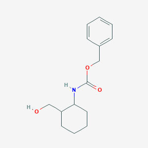 molecular formula C15H21NO3 B1289204 Benzyl (2-(hydroxymethyl)cyclohexyl)carbamate 