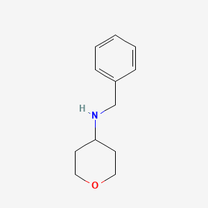 molecular formula C12H17NO B1289214 苄基-(四氢吡喃-4-基)-胺 CAS No. 443344-23-8