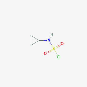 molecular formula C3H6ClNO2S B1289228 Cyclopropylsulfamoyl chloride CAS No. 391912-54-2