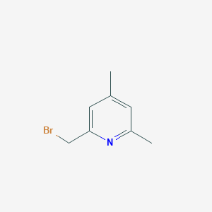 molecular formula C8H10BrN B1289232 2-(Bromomethyl)-4,6-dimethylpyridine CAS No. 79313-01-2