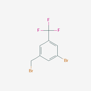 molecular formula C8H5Br2F3 B1289241 1-Bromo-3-(bromomethyl)-5-(trifluoromethyl)benzene CAS No. 954123-46-7