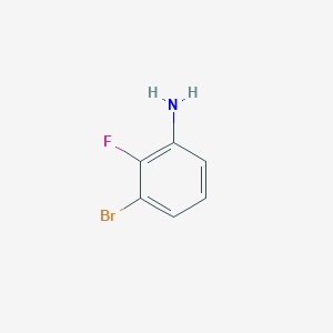 molecular formula C6H5BrFN B1289246 3-溴-2-氟苯胺 CAS No. 58534-95-5
