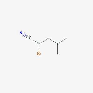 molecular formula C6H10BrN B1289252 2-Bromo-4-methylpentanenitrile 