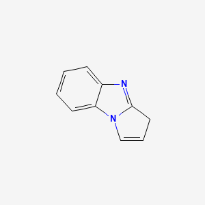 molecular formula C10H8N2 B12892705 3H-pyrrolo[1,2-a]benzimidazole CAS No. 247-77-8