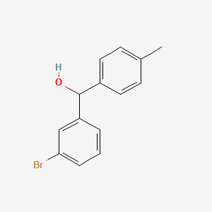 molecular formula C14H13BrO B1289271 (3-Bromophenyl)(4-methylphenyl)methanol CAS No. 33757-34-5