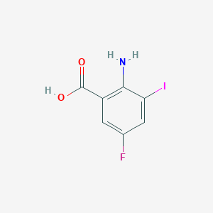 2-Amino-5-fluoro-3-iodobenzoic acid