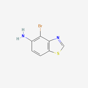 molecular formula C7H5BrN2S B1289285 4-Bromobenzo[d]thiazol-5-amine CAS No. 769-19-7