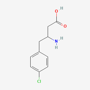 B1289295 3-Amino-4-(4-chlorophenyl)butanoic acid CAS No. 678969-20-5