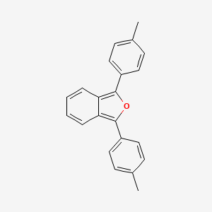 molecular formula C22H18O B12892950 1,3-Bis(4-methylphenyl)-2-benzofuran CAS No. 62422-95-1