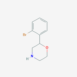 molecular formula C10H12BrNO B1289296 2-(2-Bromophenyl)morpholine CAS No. 1097796-83-2