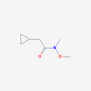 2-cyclopropyl-N-methoxy-N-methylacetamide