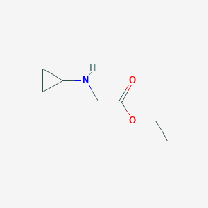 molecular formula C7H13NO2 B1289303 Ethyl 2-(cyclopropylamino)acetate CAS No. 71922-62-8