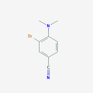 molecular formula C9H9BrN2 B1289304 3-溴-4-(二甲氨基)苯甲腈 CAS No. 348640-88-0