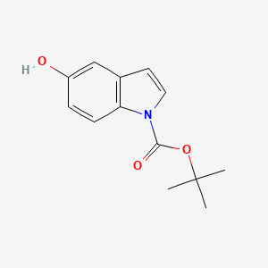 molecular formula C13H15NO3 B1289310 N-Boc-5-Hydroxyindole CAS No. 434958-85-7