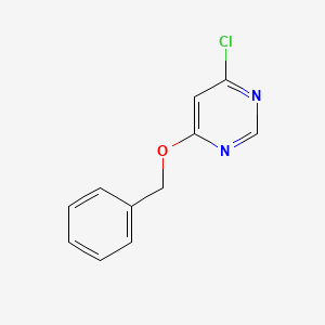 molecular formula C11H9ClN2O B1289313 4-(苯氧基)-6-氯嘧啶 CAS No. 405930-65-6