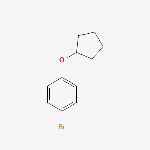 molecular formula C11H13BrO B1289314 1-Bromo-4-(cyclopentyloxy)benzene CAS No. 30752-30-8