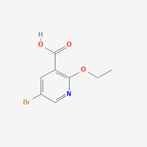 molecular formula C8H8BrNO3 B1289316 5-Bromo-2-ethoxynicotinic acid CAS No. 393184-78-6