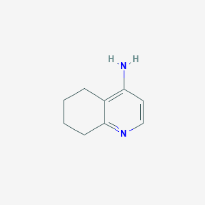molecular formula C9H12N2 B1289320 5,6,7,8-Tetrahydroquinolin-4-amine CAS No. 14807-39-7