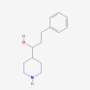 3-Phenyl-1-(piperidin-4-yl)propan-1-ol