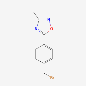 5-[4-(Bromomethyl)phenyl]-3-methyl-1,2,4-oxadiazole