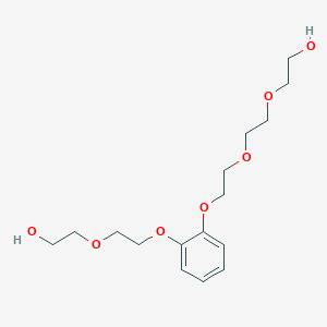 molecular formula C16H26O7 B12893696 2-(2-(2-(2-(2-(2-Hydroxyethoxy)ethoxy)ethoxy)phenoxy)ethoxy)ethanol CAS No. 501892-05-3