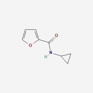molecular formula C8H9NO2 B12893761 N-cyclopropylfuran-2-carboxamide 