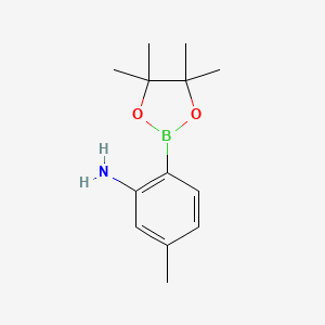 5-Methyl-2-(4,4,5,5-tetramethyl-1,3,2-dioxaborolan-2-yl)aniline