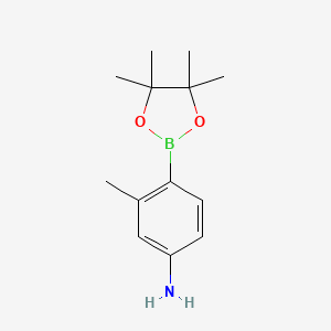 3-Methyl-4-(4,4,5,5-tetramethyl-1,3,2-dioxaborolan-2-yl)aniline