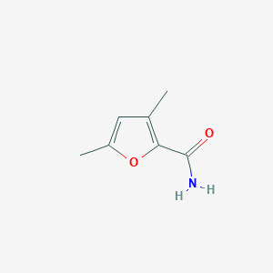 molecular formula C7H9NO2 B12893890 3,5-Dimethylfuran-2-carboxamide 