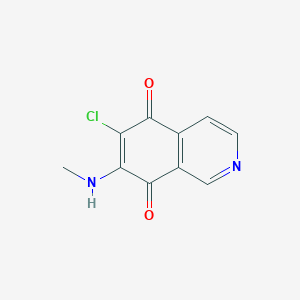 molecular formula C10H7ClN2O2 B12893922 Caulibugulone C CAS No. 662167-17-1